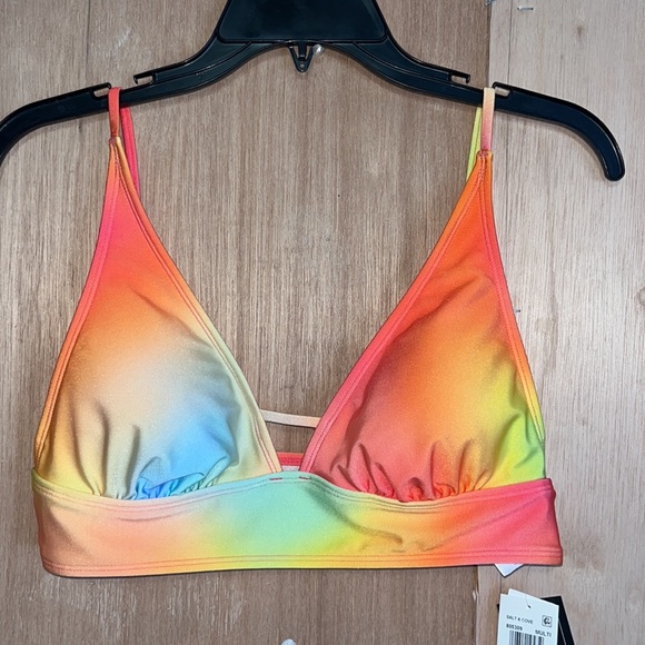 Salt Cove Juniors Front Tab Midkini Top Sz XL - Picture 2 of 11